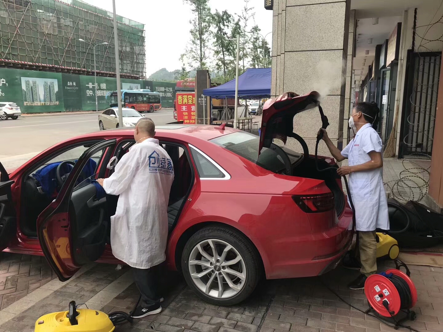奧迪A4車內除甲醛