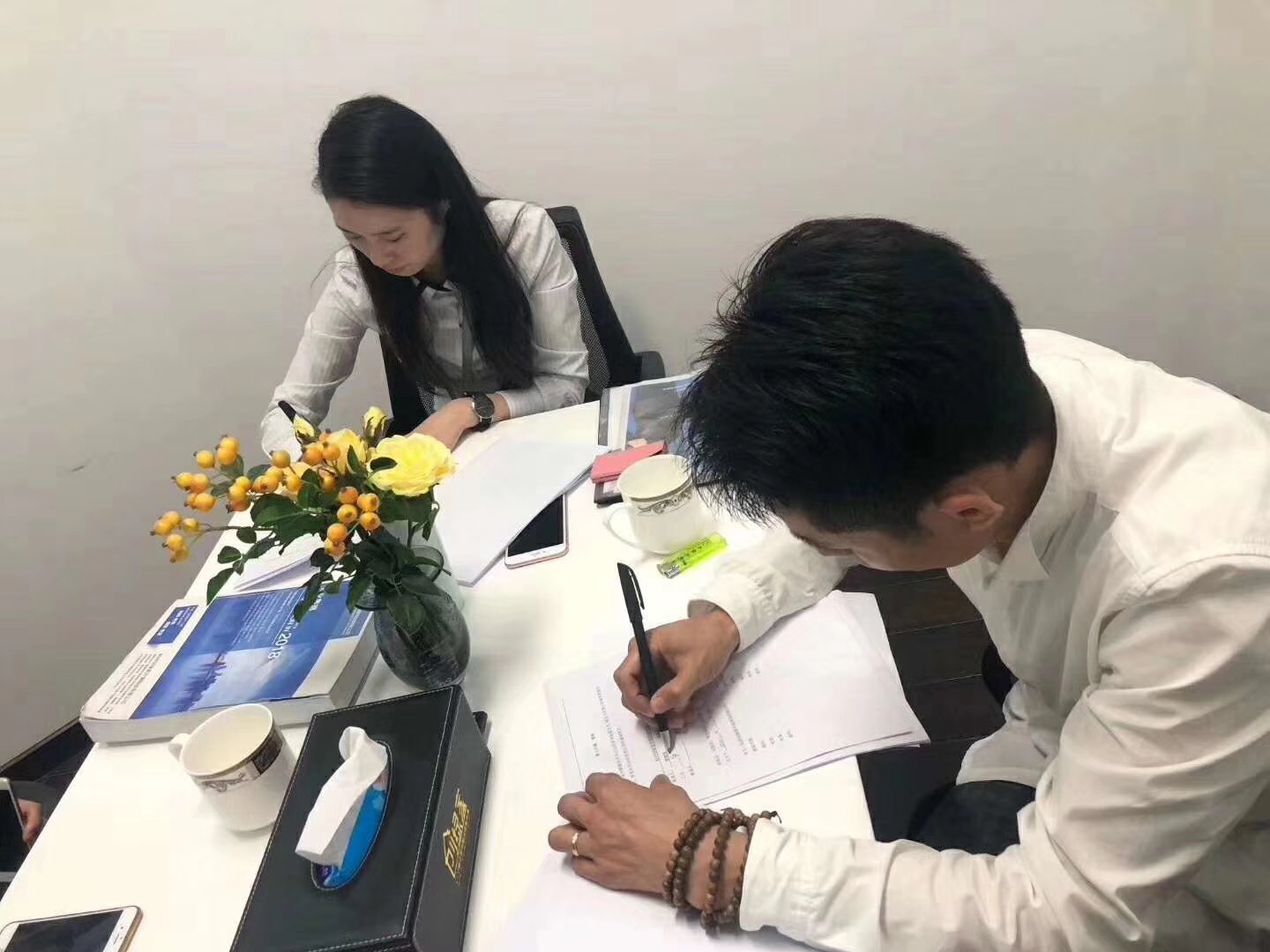 熱烈祝賀倪總、秦總、周總簽約創綠家寧波市區級代理！