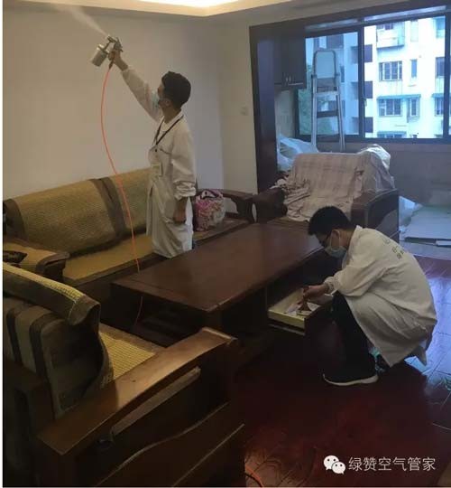 杭州南都花園小區室內空氣凈化治理